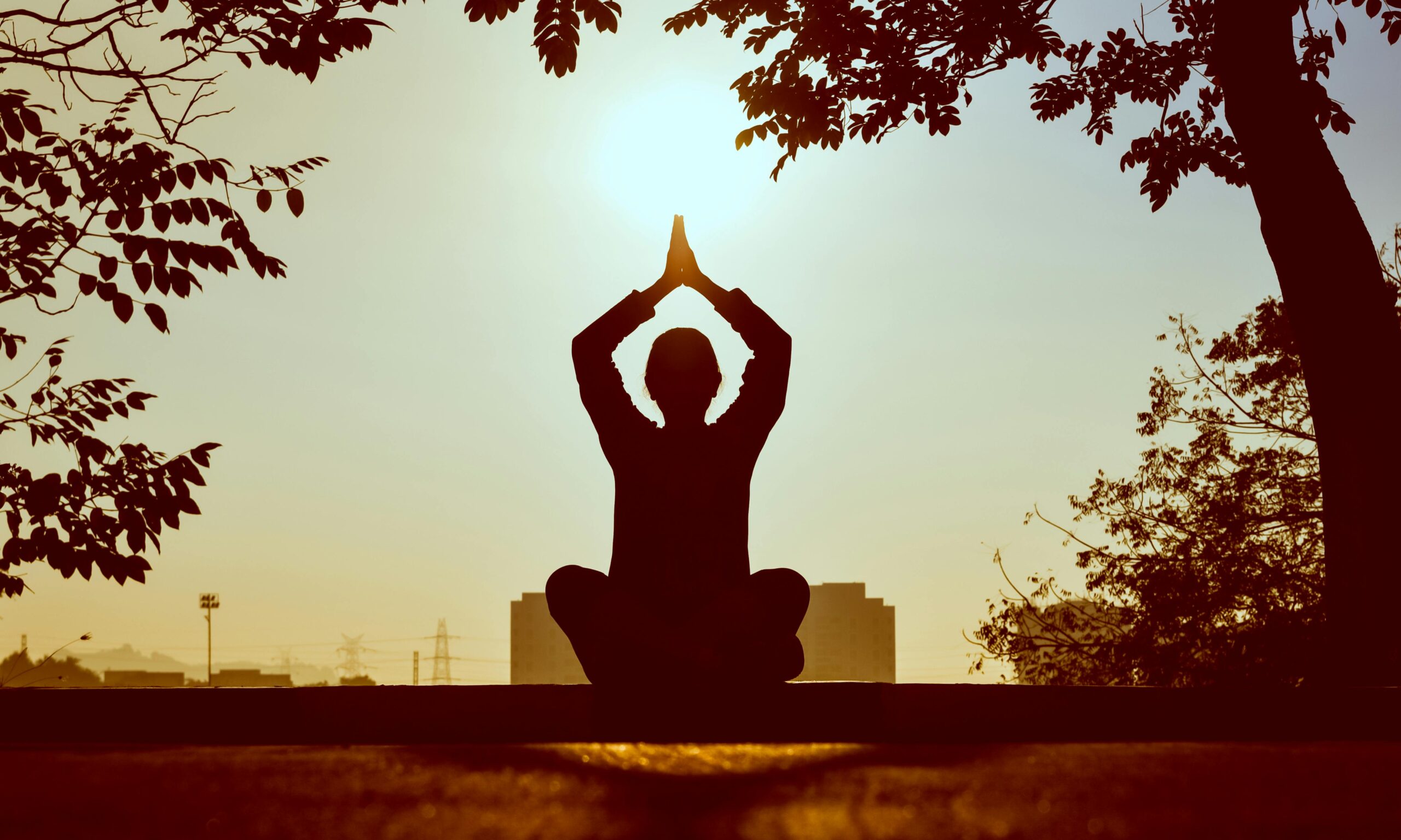 Person doing Yoga by Prasanth Inturi